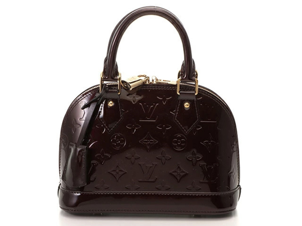 LOUIS VUITTON Alma Handbag Vernis Amarante